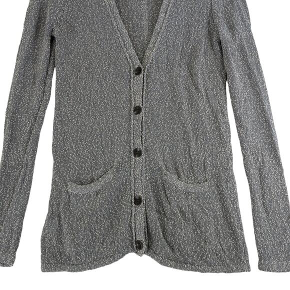 Rag & Bone Norfolk Cardigan Slate Gray Button Front Sweater Women's Size Small - Picture 4 of 10